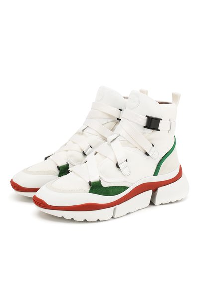 Комбинированные кроссовки sonnie CHLOÉ, арт. CHC18A05018, фото 1