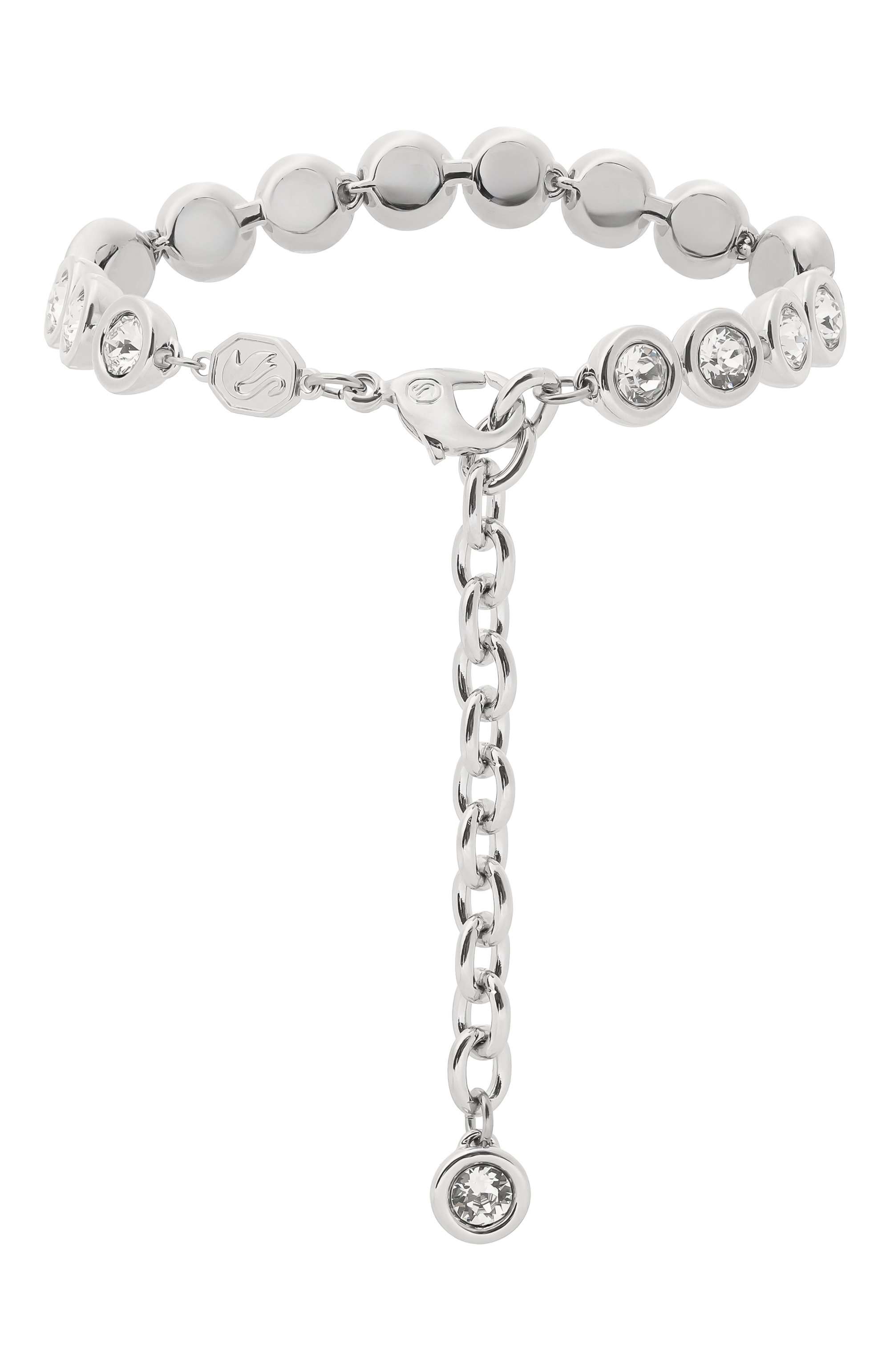 Браслет imber tennis SWAROVSKI серебряного цвета по цене 24500 руб., арт. 5682666, фото 3 Браслет imber tennis SWAROVSKI, арт. 5682666, фото 3