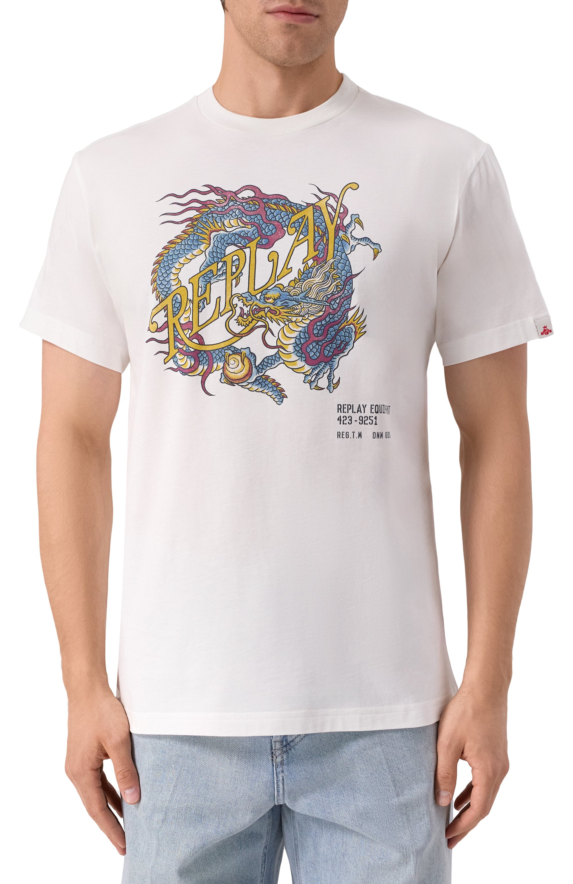 Хлопковая футболка REPLAY, арт. M3207 .000.2660, фото 3