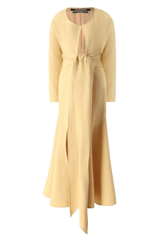 

Шерстяное пальто Jacquemus, Жёлтый