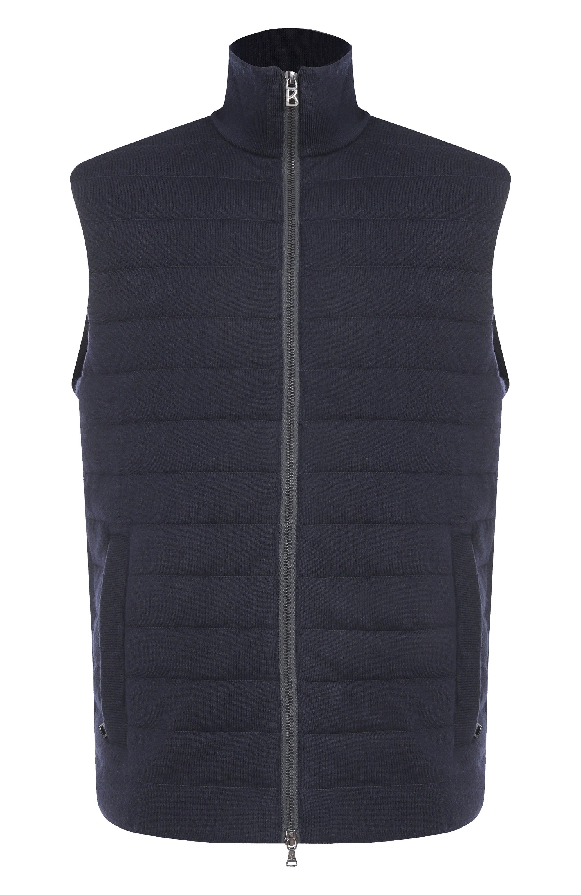Шерстяной жилет BOGNER темно-синего цвета по цене 72300 руб., арт. 38599426, фото 1 Шерстяной жилет BOGNER, арт. 38599426, фото 1