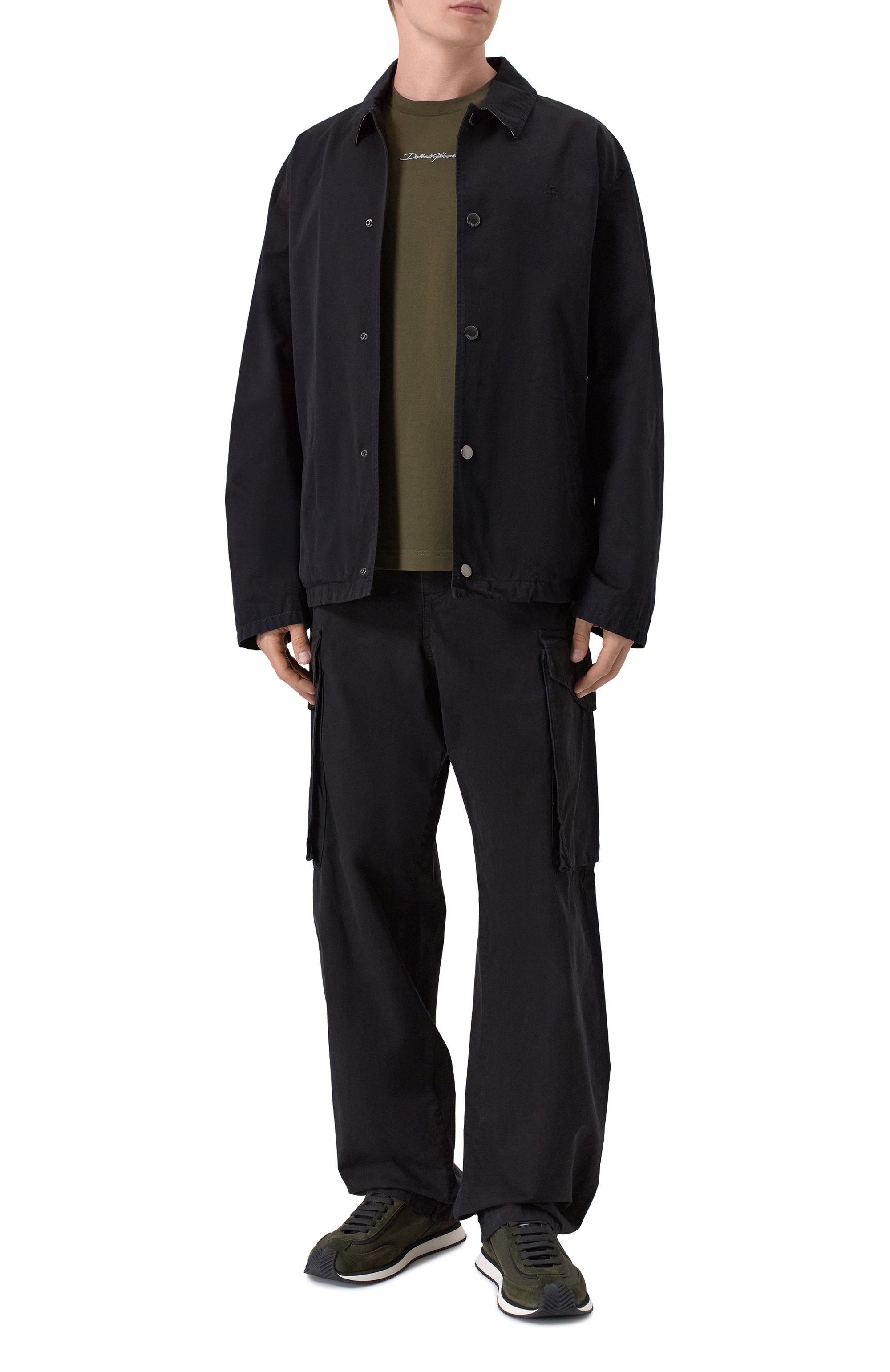 Комбинированные кроссовки dg cushion DOLCE & GABBANA, арт. CS2288/A0126, фото 2