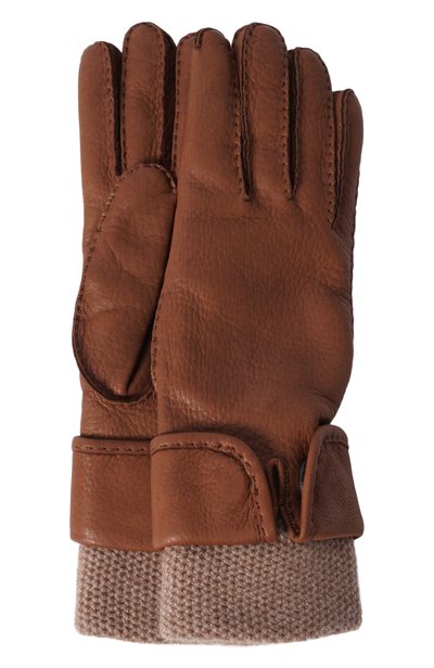 Женские кожаные перчатки GIORGIO ARMANI, арт. GW004150/AF29217