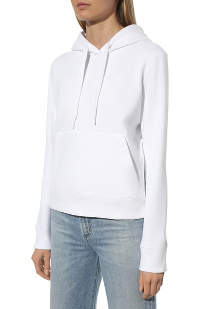 Хлопковое худи VALENTINO белого цвета по цене 79150 руб., арт. XB3MF16C71R, фото 3 Хлопковое худи VALENTINO, арт. XB3MF16C71R, фото 3
