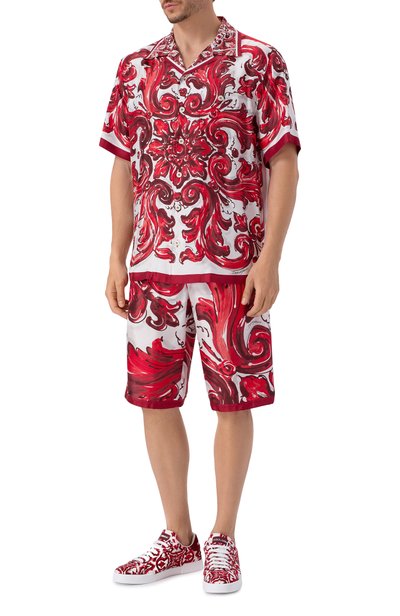Шелковая рубашка DOLCE & GABBANA, арт. G5JH9T/HI133, фото 2