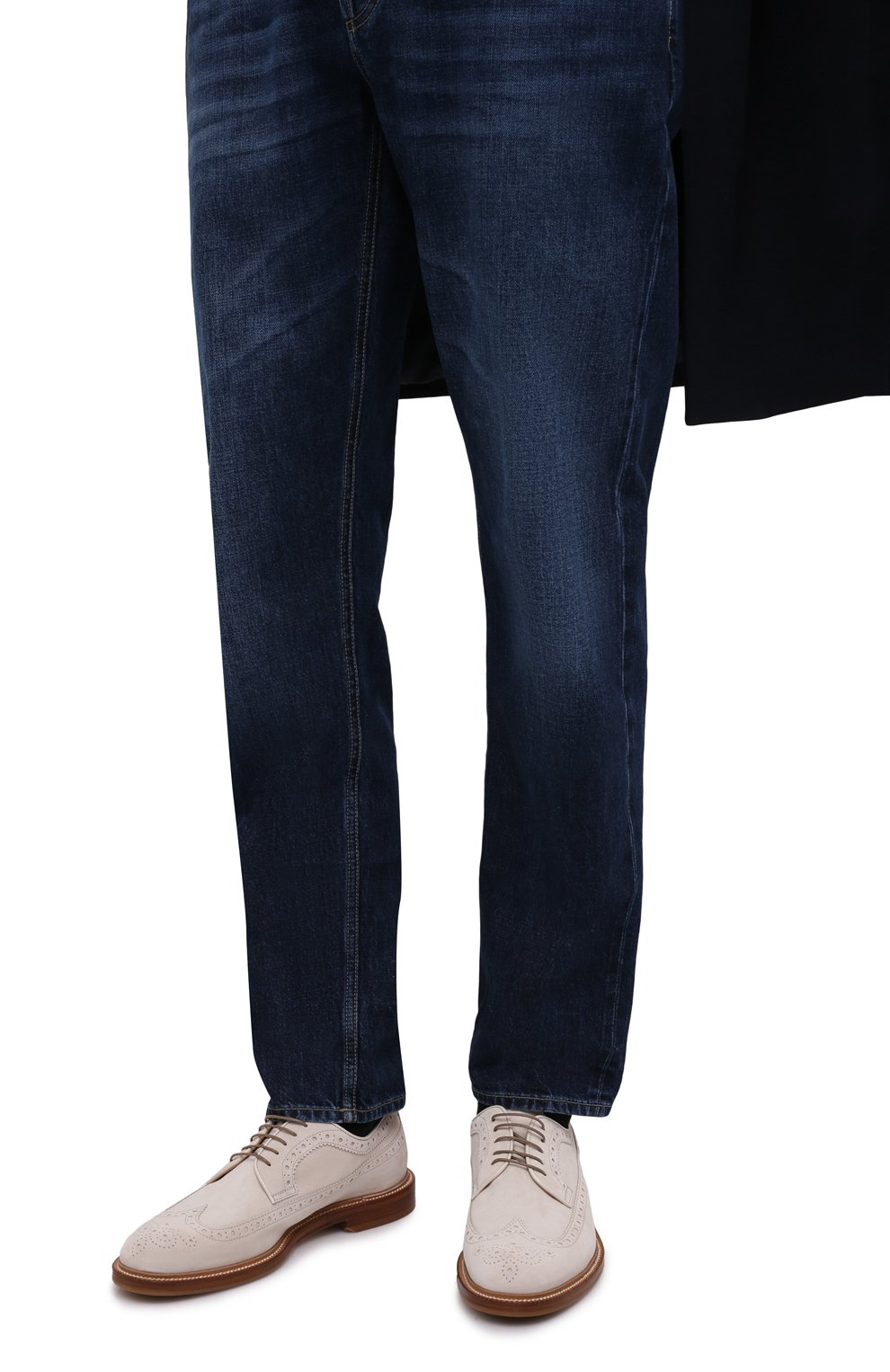 Замшевые дерби BRUNELLO CUCINELLI, арт. MZUS0FU834, фото 3