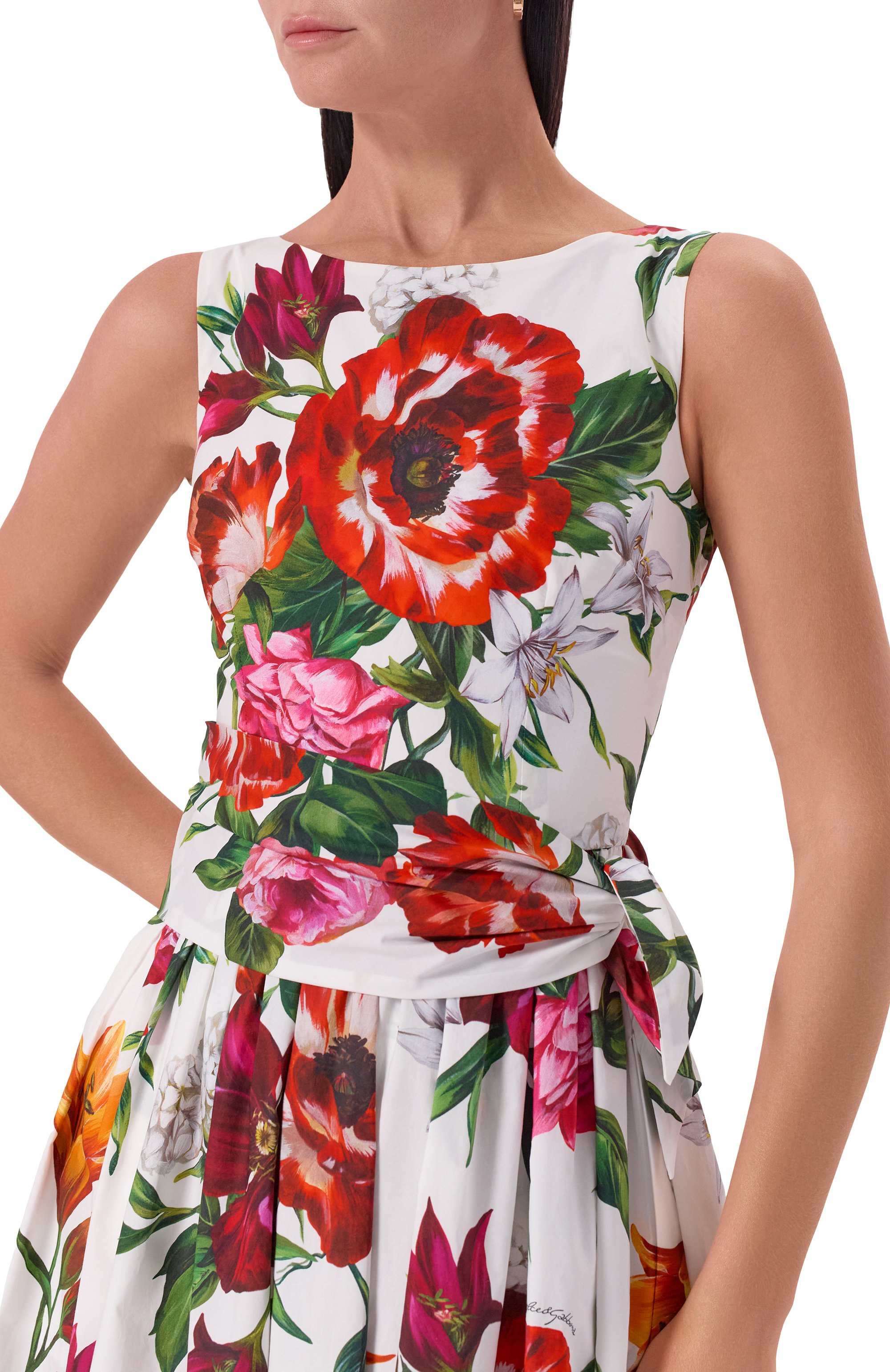 Хлопковое платье DOLCE & GABBANA, арт. F6TZTT/HS5TQ, фото 5