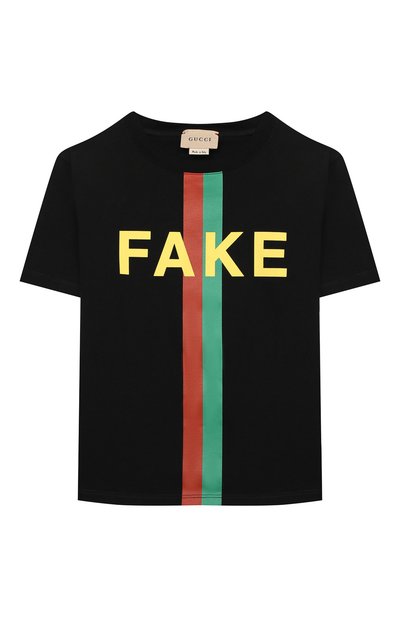 Хлопковая футболка GUCCI, арт. 586167/XJC7Q, фото 1