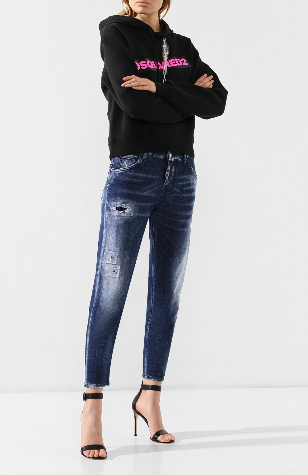 Джинсы c потертостями DSQUARED2, арт. S75LB0119/S30342, фото 2