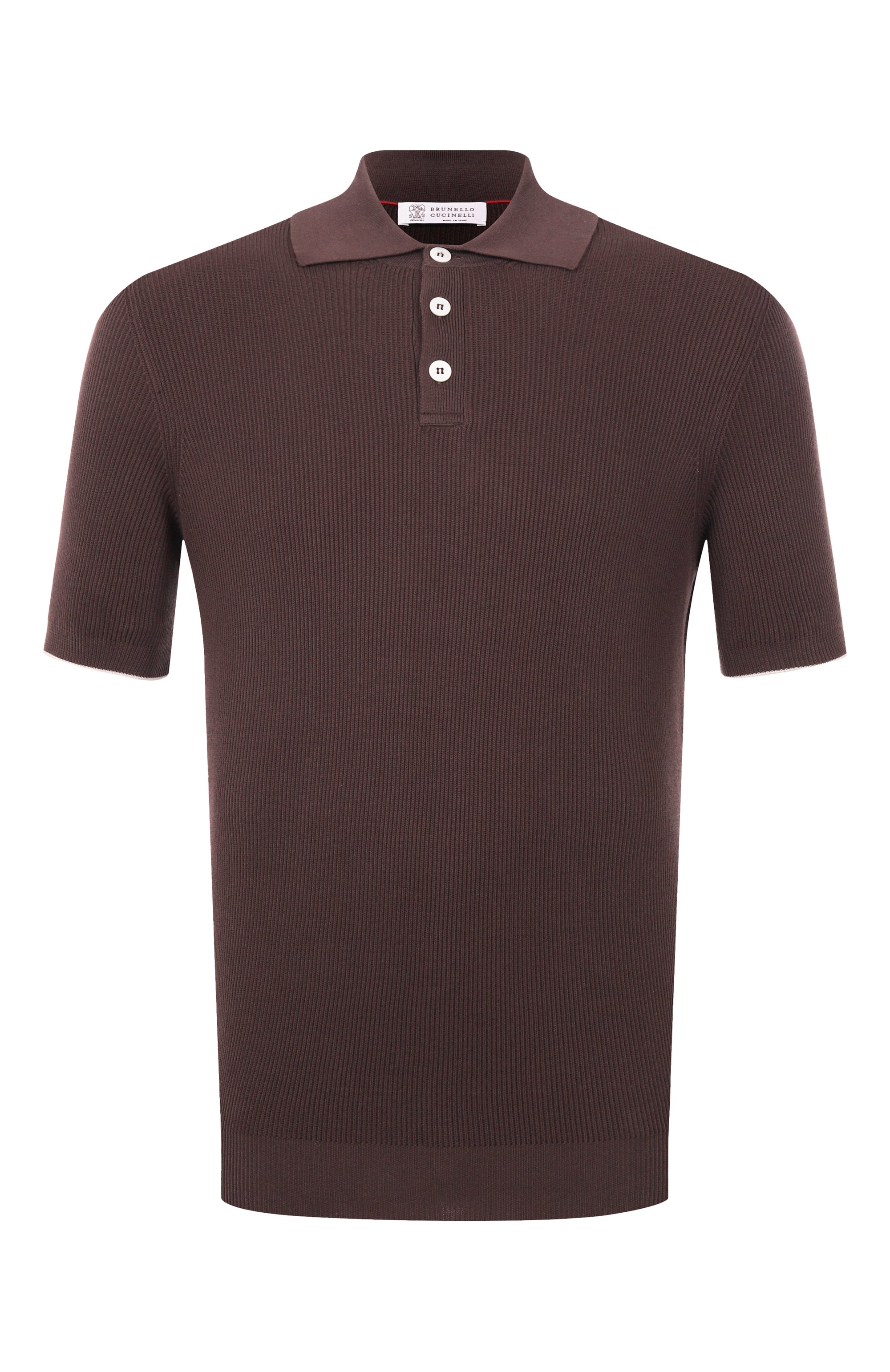 Хлопковое поло BRUNELLO CUCINELLI, арт. M29400005, фото 1