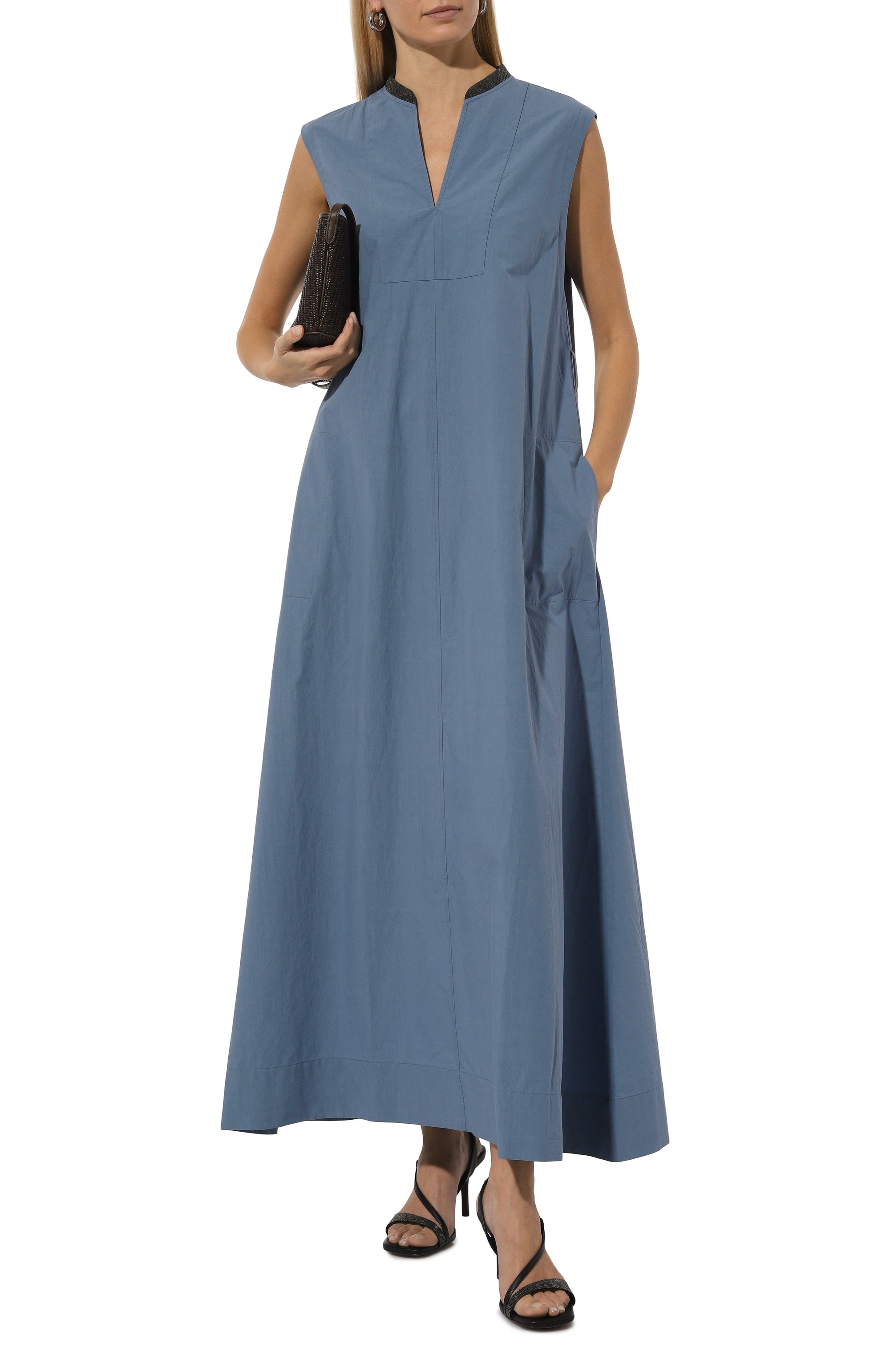 Кожаные босоножки BRUNELLO CUCINELLI, арт. MZSKC2665, фото 2