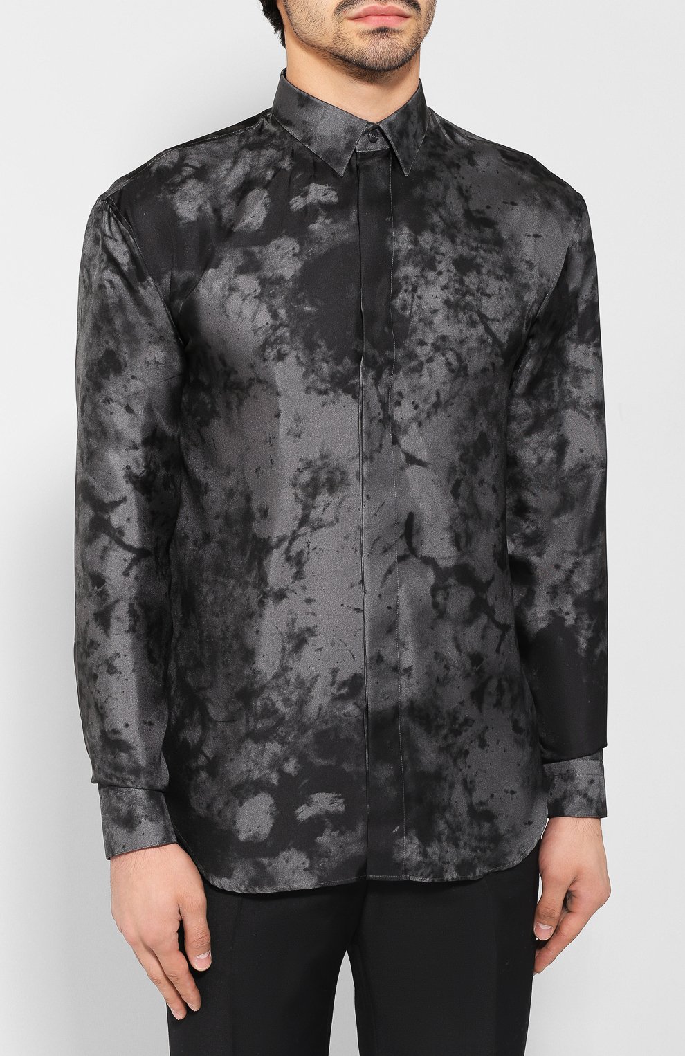 Шелковая рубашка BERLUTI, арт. R16HTL52-003, фото 3