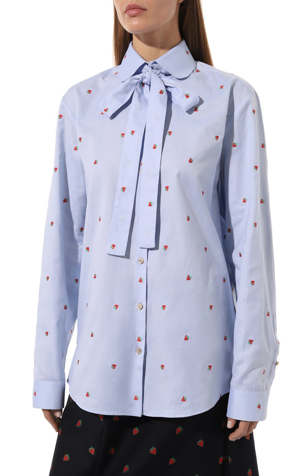 Хлопковая рубашка GUCCI, арт. 577059 ZABZ6, фото 3