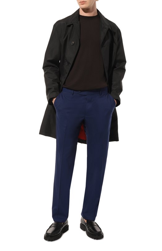 Шерстяные брюки Stefano Ricci M5T022SR14/W501 Синий  M5T022SR14/W501 Фото 2