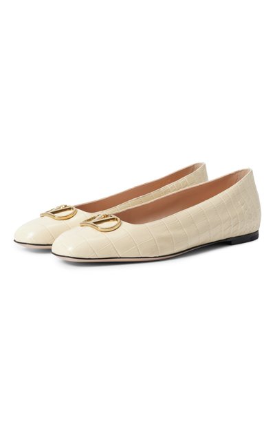 Женс кие кожаные балетки vlogo VALENTINO, арт. 9W2S0PI8/LUR