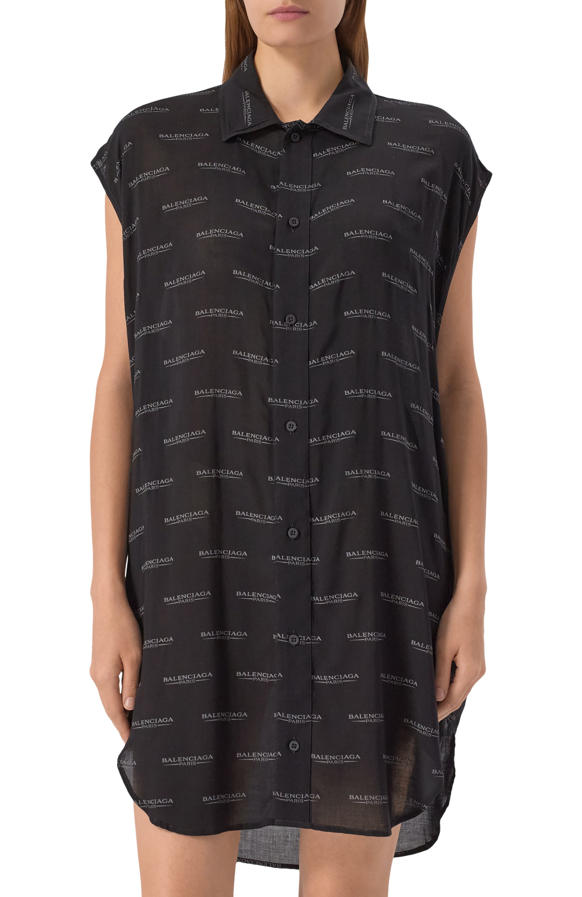 Платье из вискозы BALENCIAGA, арт. 831220/TSLA1, фото 3