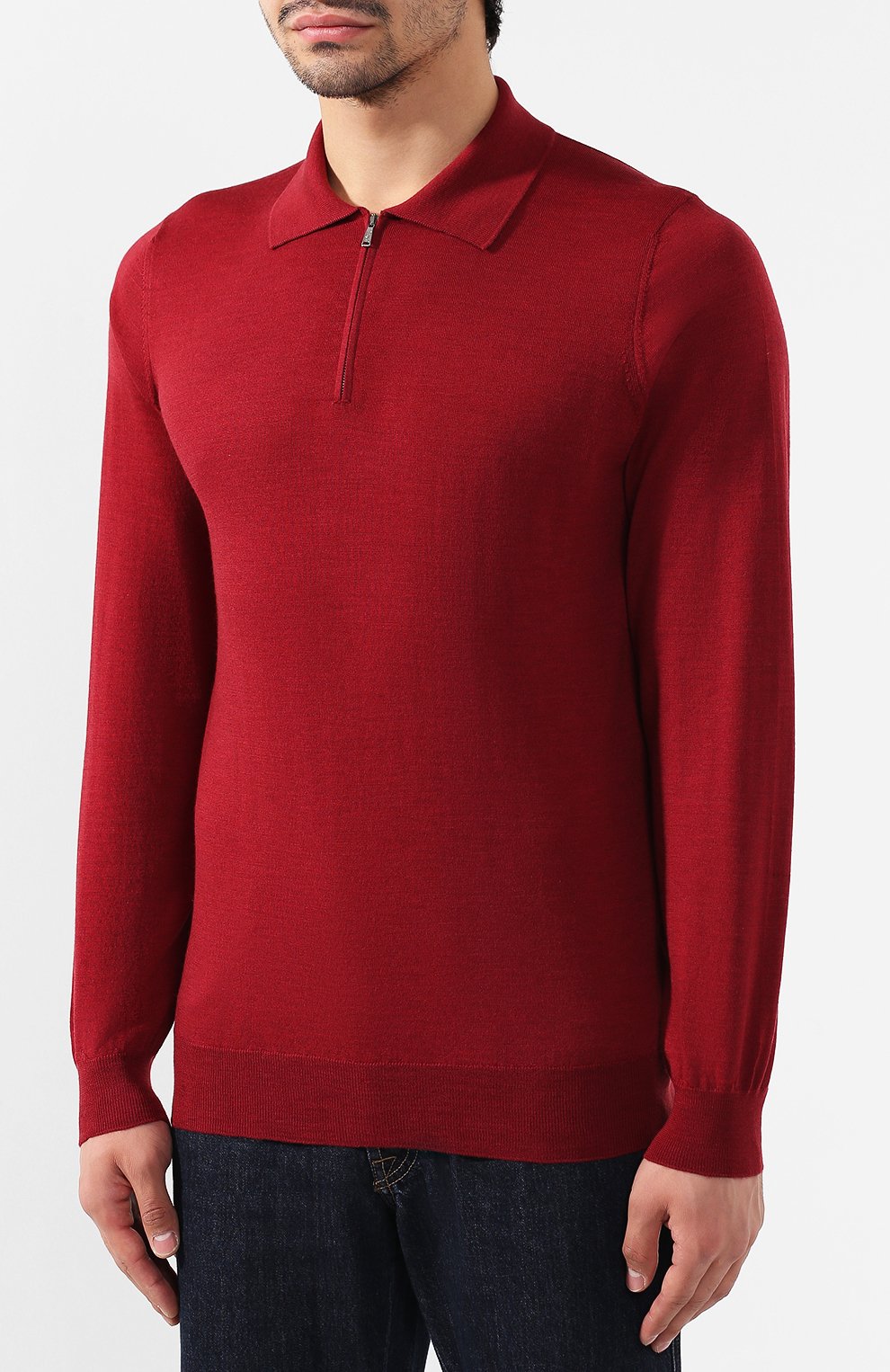 Поло из смеси шерсти и кашемира FIORONI, арт. M00T0C2, фото 3