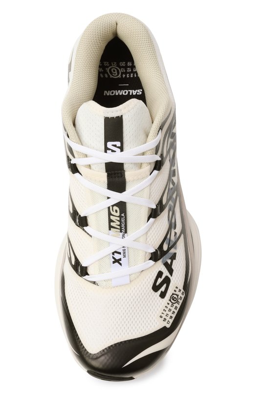 Текстильные кроссовки MM6 Maison Margiela x Salomon XT-6 MM6 SH1WS0020/P6303 Кремовый  SH1WS0020/P6303 Фото 6