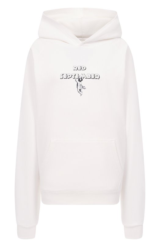 Хлопковое худи Red September 825.01.HDY19.10 Белый 825.01.HDY19.10