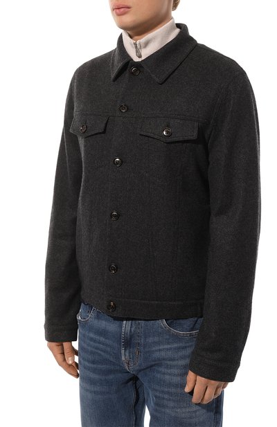 Куртка-рубашка из кашемира и шелка COLOMBO, арт. GB00199/M0006-10, фото 3