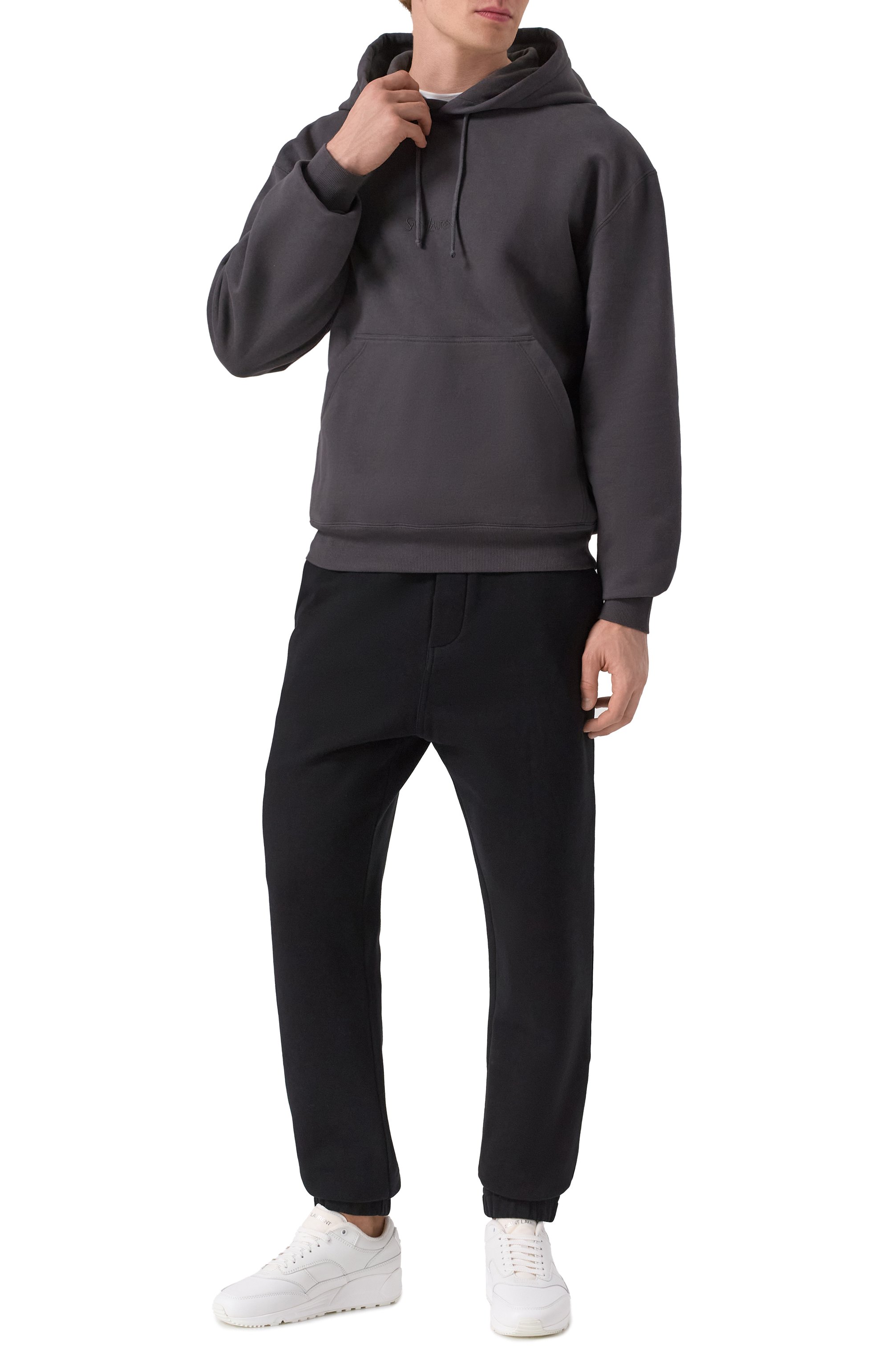 Хлопковое худи SAINT LAURENT, арт. 818538/Y36SW, фото 2