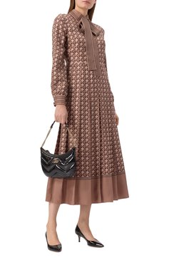 Женская сумка gg marmont small GUCCI черного цвета, арт. 777263/0AABA | Фото 7 (Размер: small; Материал: Натуральная кожа)