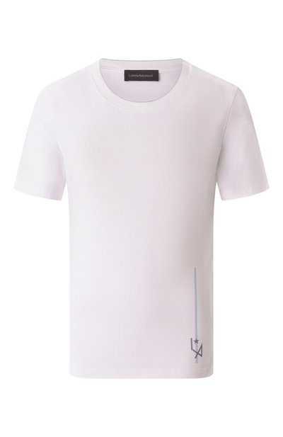 Женская хлопковая футболка LORENA ANTONIAZZI, арт. P2575TS24B/9783