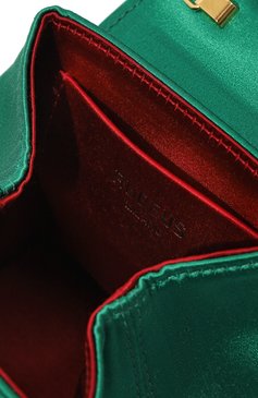 Женская сумка liza mini RUBEUS MILANO зеленого цвета, арт. 014/18DML380 | Фото 5 (Сумки-технические: Сумки top-handle; Размер: mini; Ремень/цепочка: На ремешке; Материал: Текстиль; Материал сплава: Проставлено; Региональные ограничения белый список (Axapta Mercury): Не проставлено; Драгоценные камни: Проставлено)