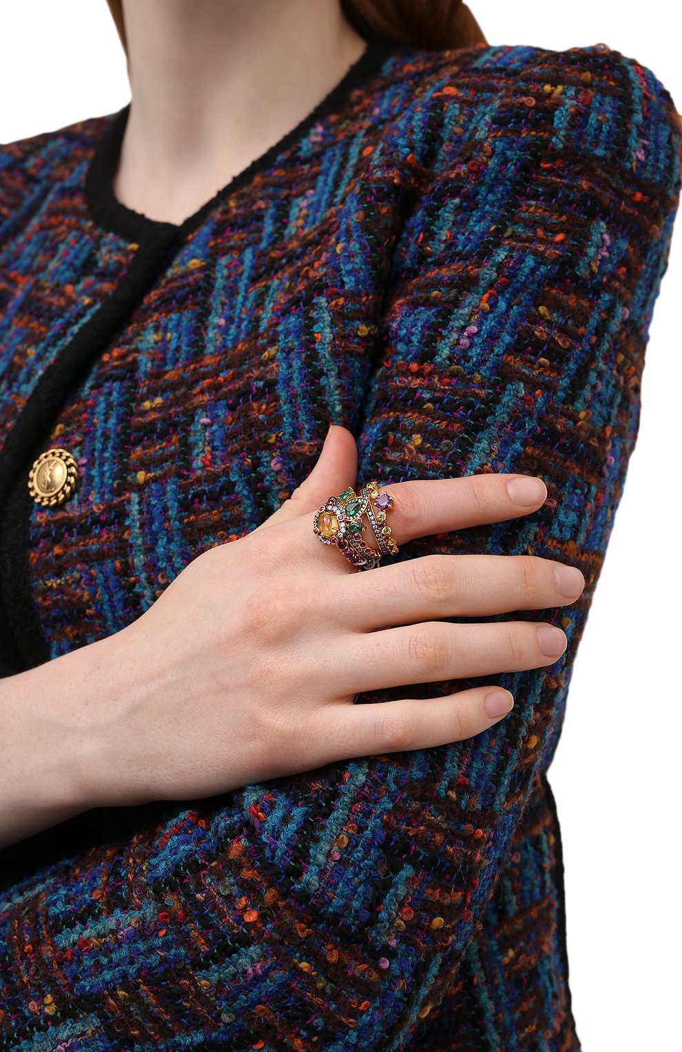 Кольцо trinity all QUEENSBEE, арт. 102355/14,57, фото 2