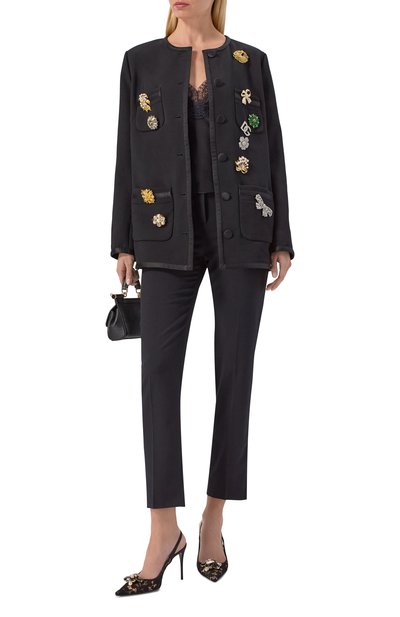 Женский шелковый жакет DOLCE & GABBANA, арт. F27EEZ/FU2L8