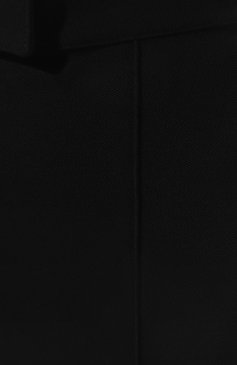 Женские брюки HELMUT LANG черного цвета, арт. N05HW204 | Фото 5 (Материал внешний: Вискоза, Синтетический материал; Стили: Минимализм; Женское Кросс-КТ: Брюки-одежда; Силуэт Ж (брюки и джинсы): Расклешенные; Длина (брюки, джинсы): Стандартные)