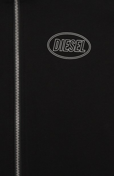 Хлопковая толстовка DIESEL, арт. J02613/0GEAD, фото 3