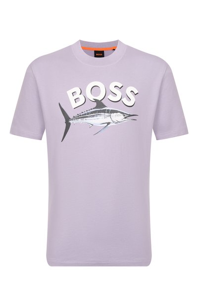 Мужская хлопковая футболка BOSS ORANGE, арт. 50539196