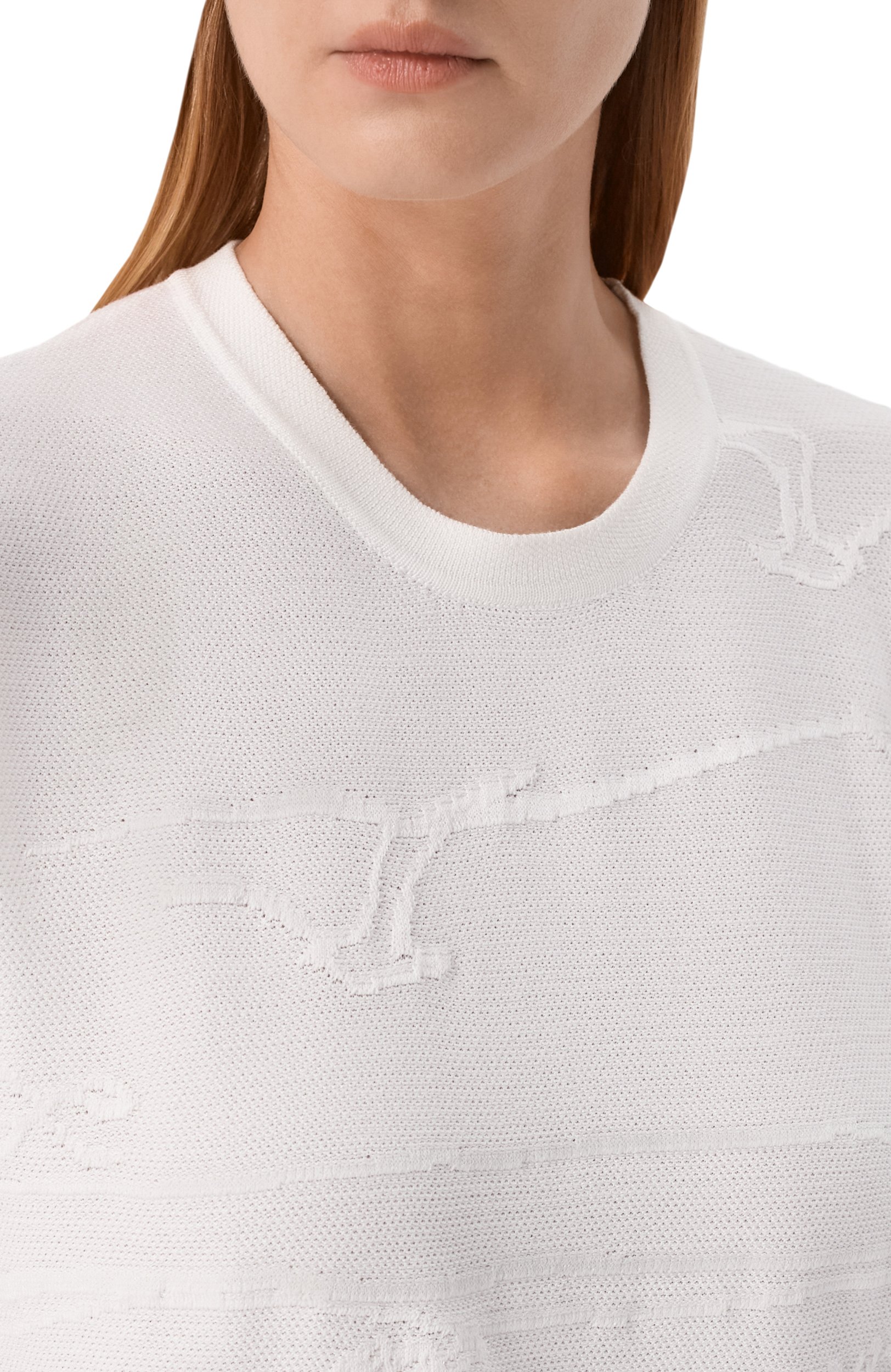 Пуловер из хлопка и вискозы AND THE BRAND, арт. S26-TS015-1404-101, фото 5