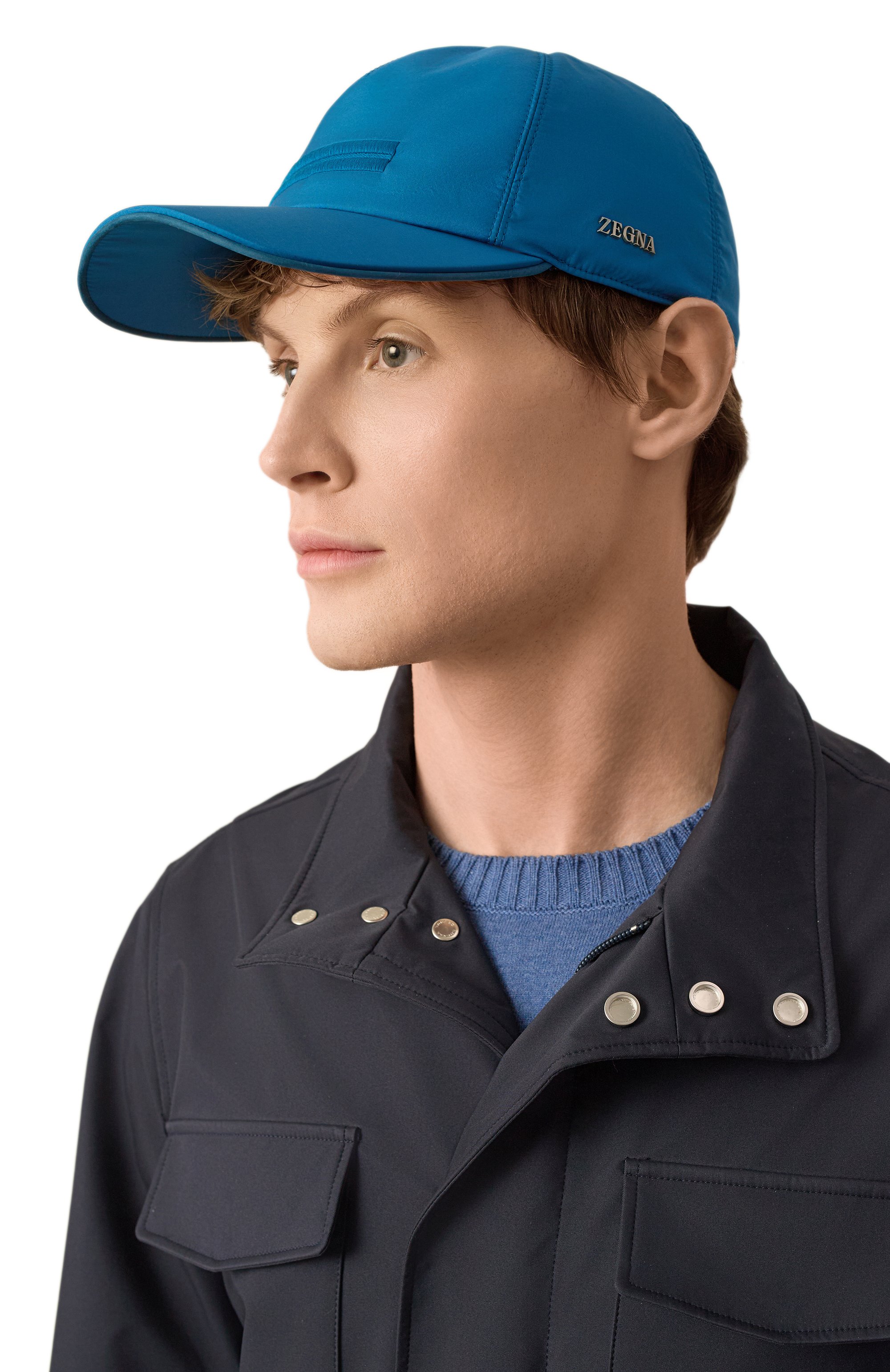 Бейсболка ZEGNA бирюзового цвета по цене 57750 руб., арт. B8C/Z8I00HA8, фото 2 Бейсболка ZEGNA, арт. B8C/Z8I00HA8, фото 2