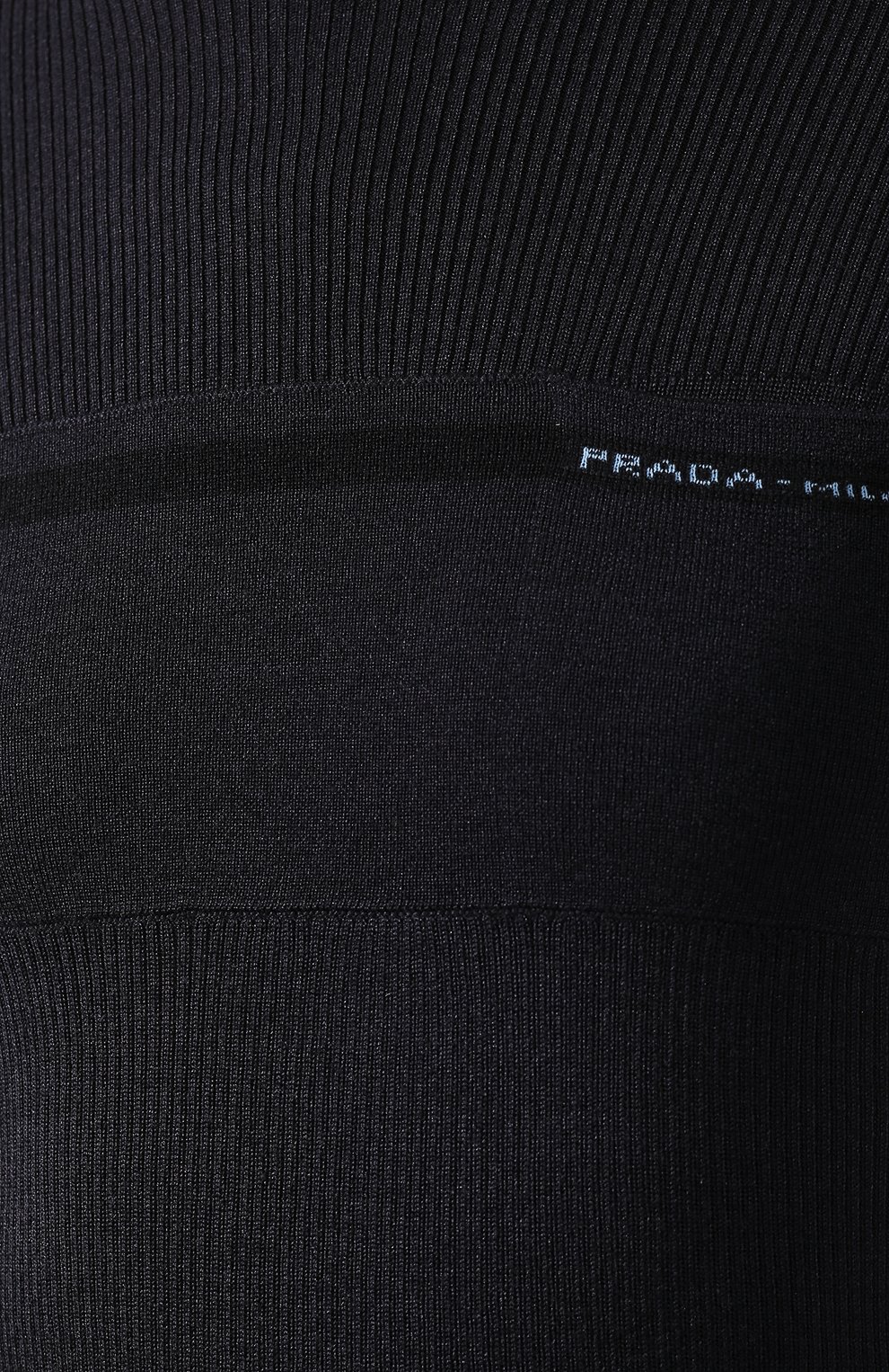 Однотонный пуловер из смеси шерсти и шелка с круглым вырезом PRADA, арт. 124B40-1RZ2-F0008, фото 5