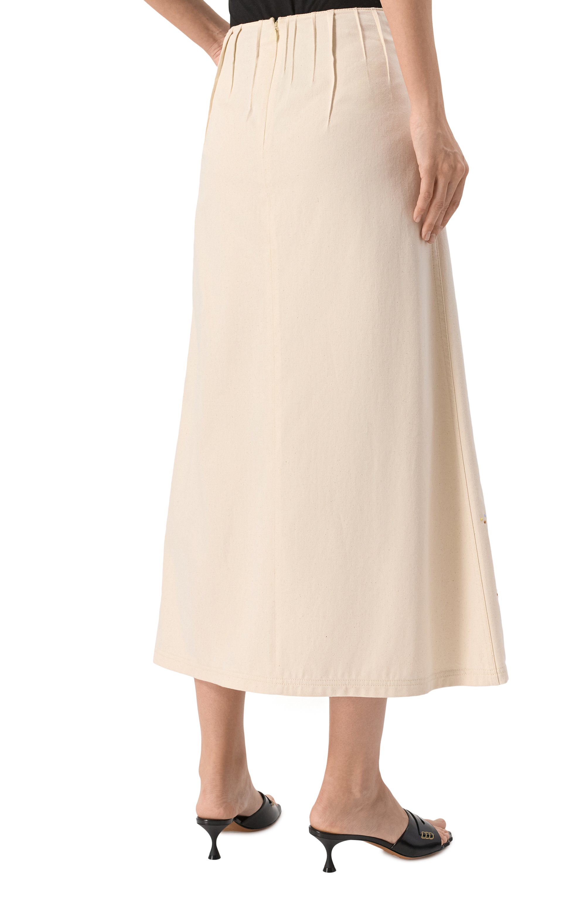 Хлопковая юбка MARNI, арт. G0JD0751S0/USCX58, фото 4