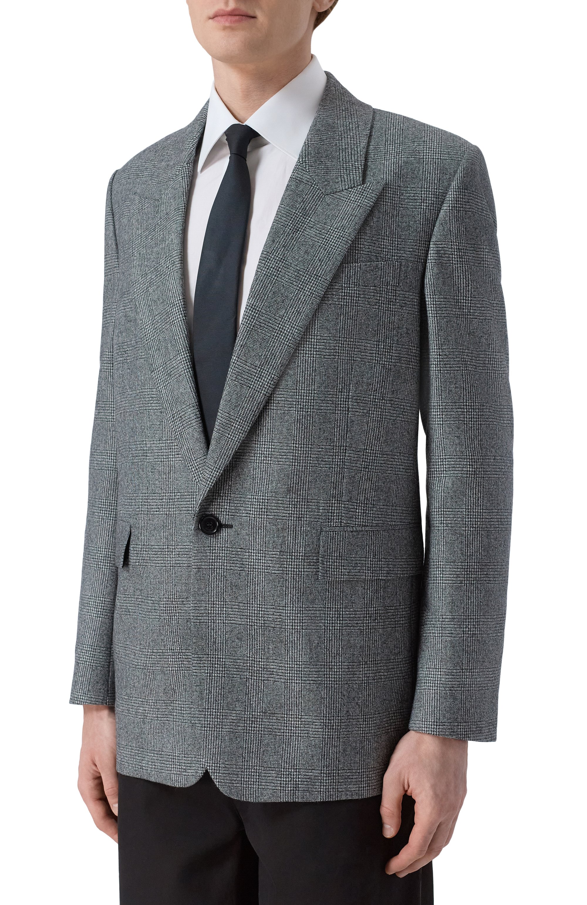 Шерстяной пиджак SAINT LAURENT, арт. 837196/Y5H54, фото 3