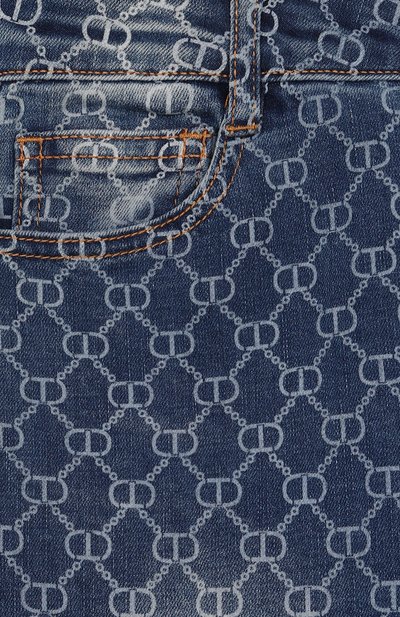 Джинсы TWINSET синего цвета по цене 16650 руб., арт. 251GJ2591/8-16, фото 3 Джинсы TWINSET, арт. 251GJ2591/8-16, фото 3