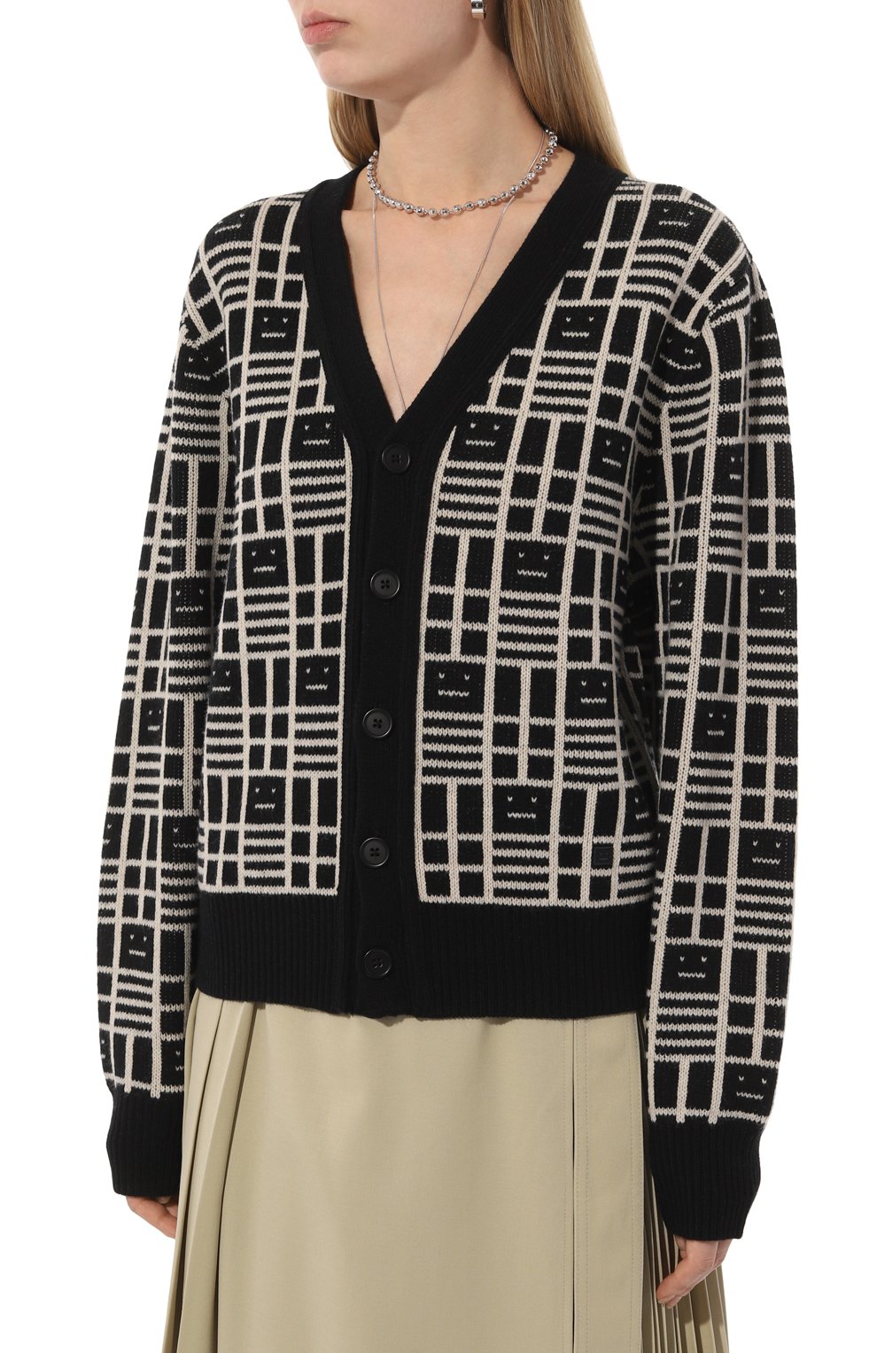 Шерстяной кардиган ACNE STUDIOS, арт. FA-UX-KNIT000068, фото 3