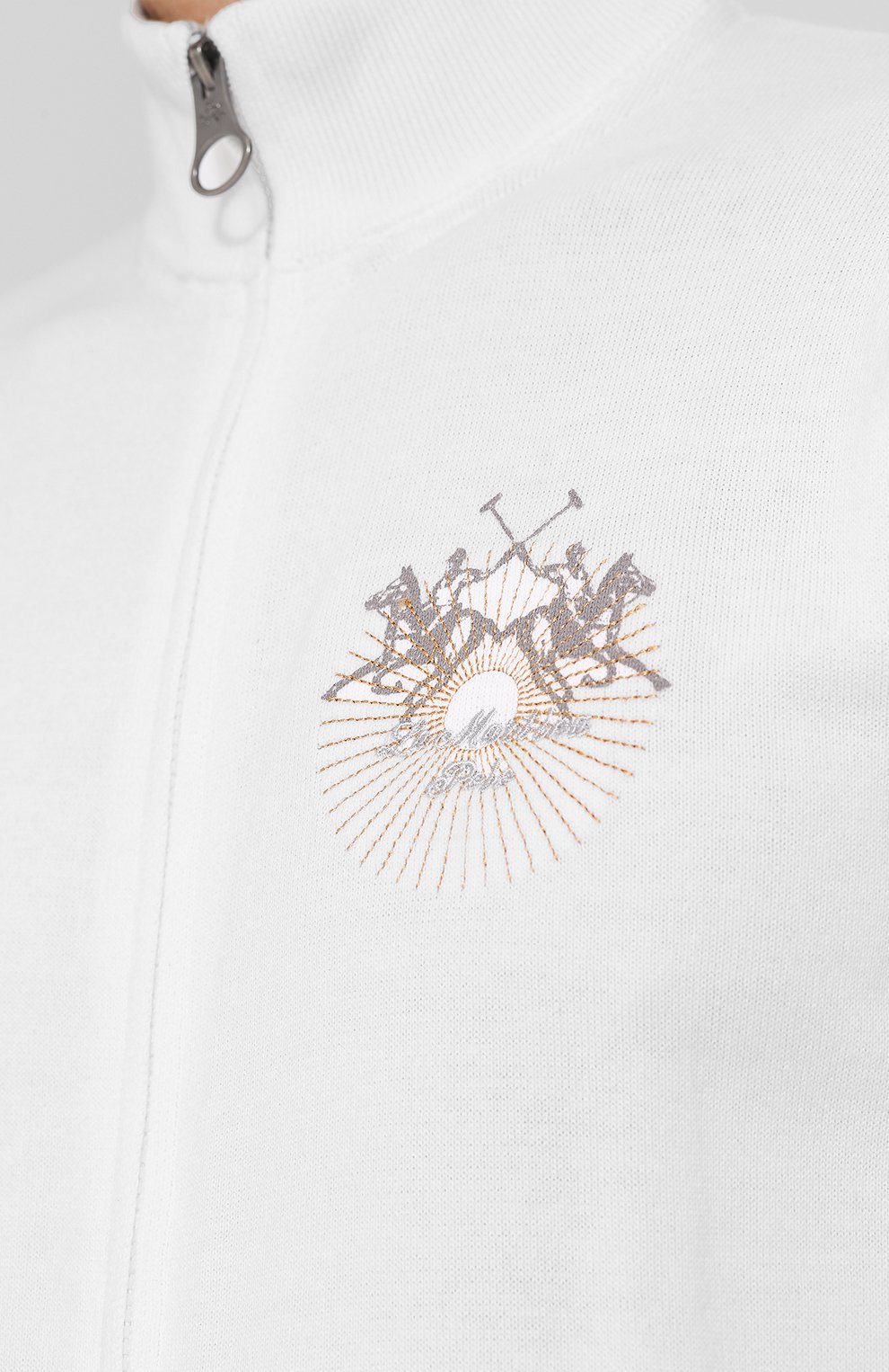 Хлопковый кардиган на молнии с воротником-стойкой LA MARTINA, арт. MMS003/XC001, фото 5