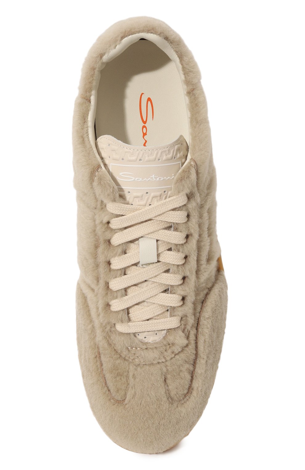 Кеды из овчины SANTONI, арт. WBPG61283FARGLCY, фото 6