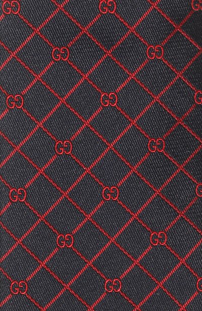 Шелковый галстук GUCCI, арт. 672561 4E002, фото 4