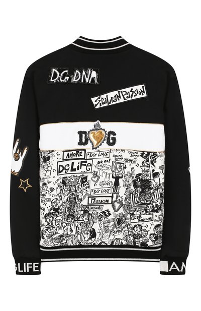 Хлопковый кардиган DOLCE & GABBANA, арт. L4JW5T/G7SEX/8-14, фото 2