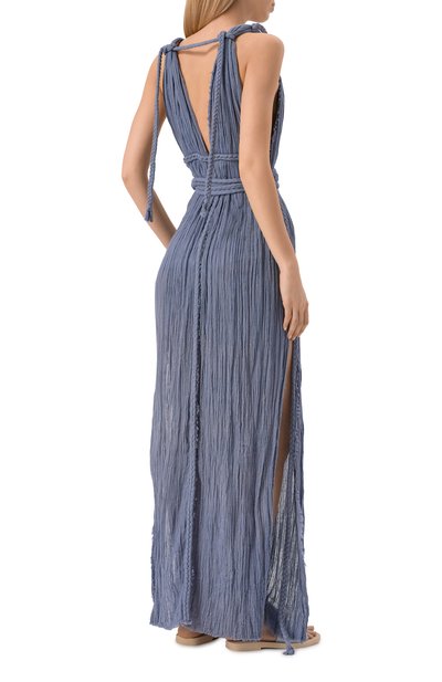 Хлопковое платье KASIA KULENTY, арт. SELENA G0WN, фото 4