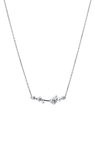 Колье constella SWAROVSKI серебряного цвета по цене 21400 руб., арт. 5705626, фото 3 Колье constella SWAROVSKI, арт. 5705626, фото 3