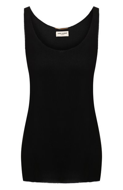 Женская майка из вискозы SAINT LAURENT, арт. 612001/Y103W
