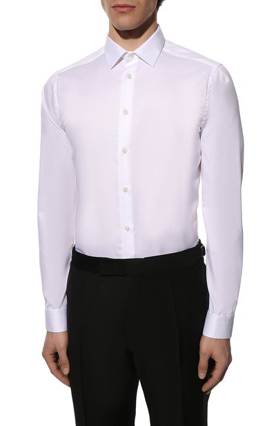 Хлопковая сорочка ETON белого цвета по цене 21200 руб., арт. 1000 03365, фото 3 Хлопковая сорочка ETON, арт. 1000 03365, фото 3