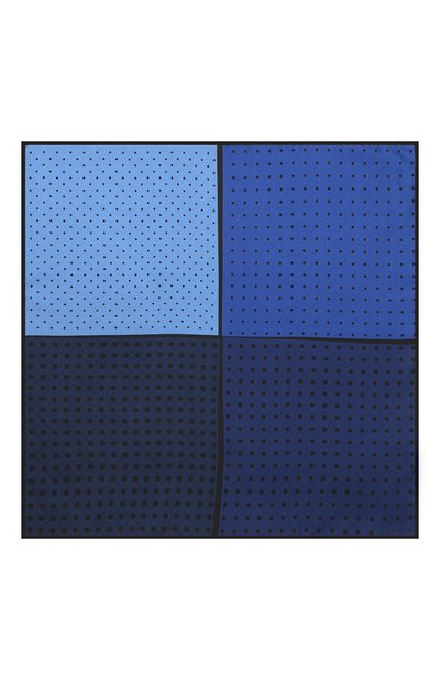 Шелковый платок LANVIN темно-синего цвета по цене 7880 руб., арт. 2427/HANDKERCHIEF, фото 3 Шелковый платок LANVIN, арт. 2427/HANDKERCHIEF, фото 3