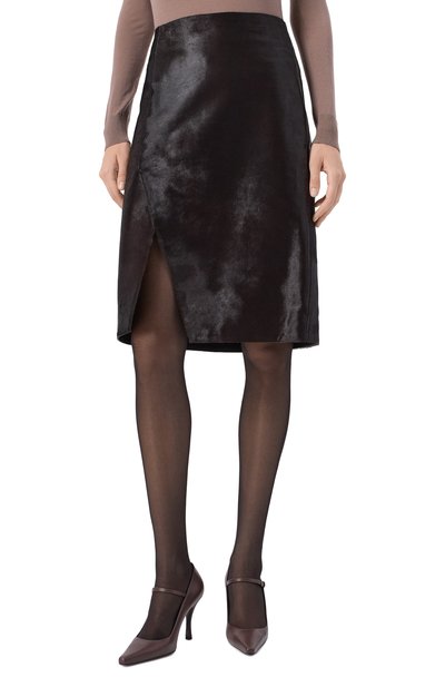 Кожаная юбка LOULOU DE SAISON, арт. MYRA, фото 3